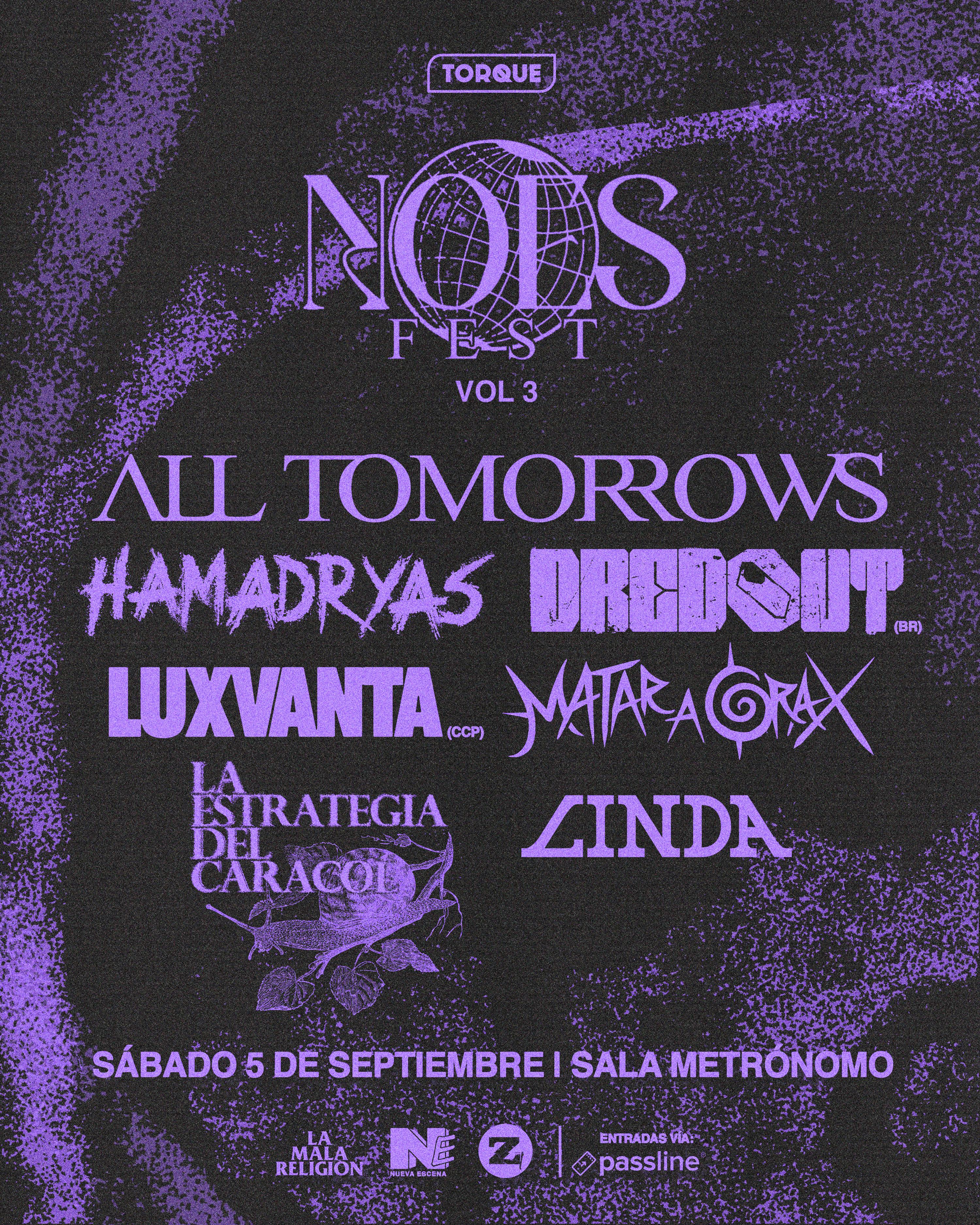 NOES Fest: All Tomorrows, Luxvanta, Matar a Grax y más en su tercera edición